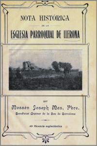 Nota histórica de la Esglesia Parroquial de Llerona